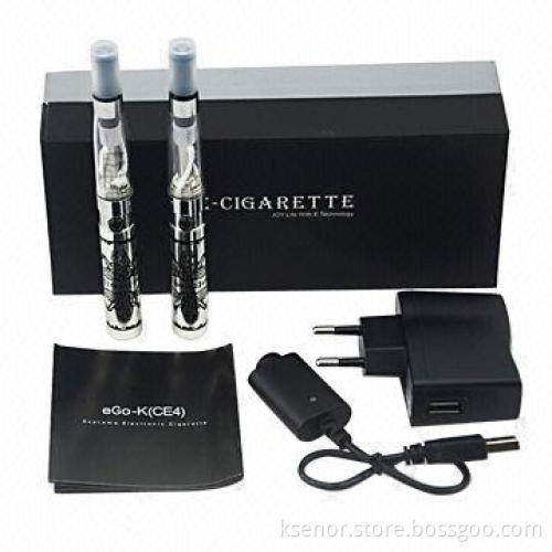 eGo-CE4 Electronic Cigarette Starter Kit with 650/900/1,100mAh Battery Capacity